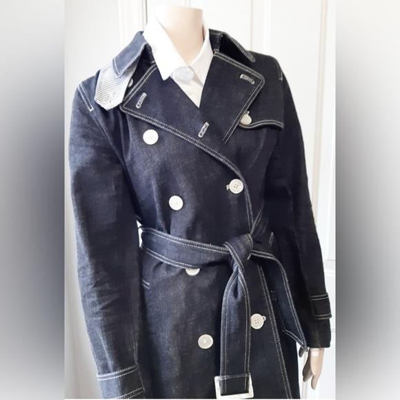 Ralph Lauren Denim Spring Coat - Picture 4 of 9